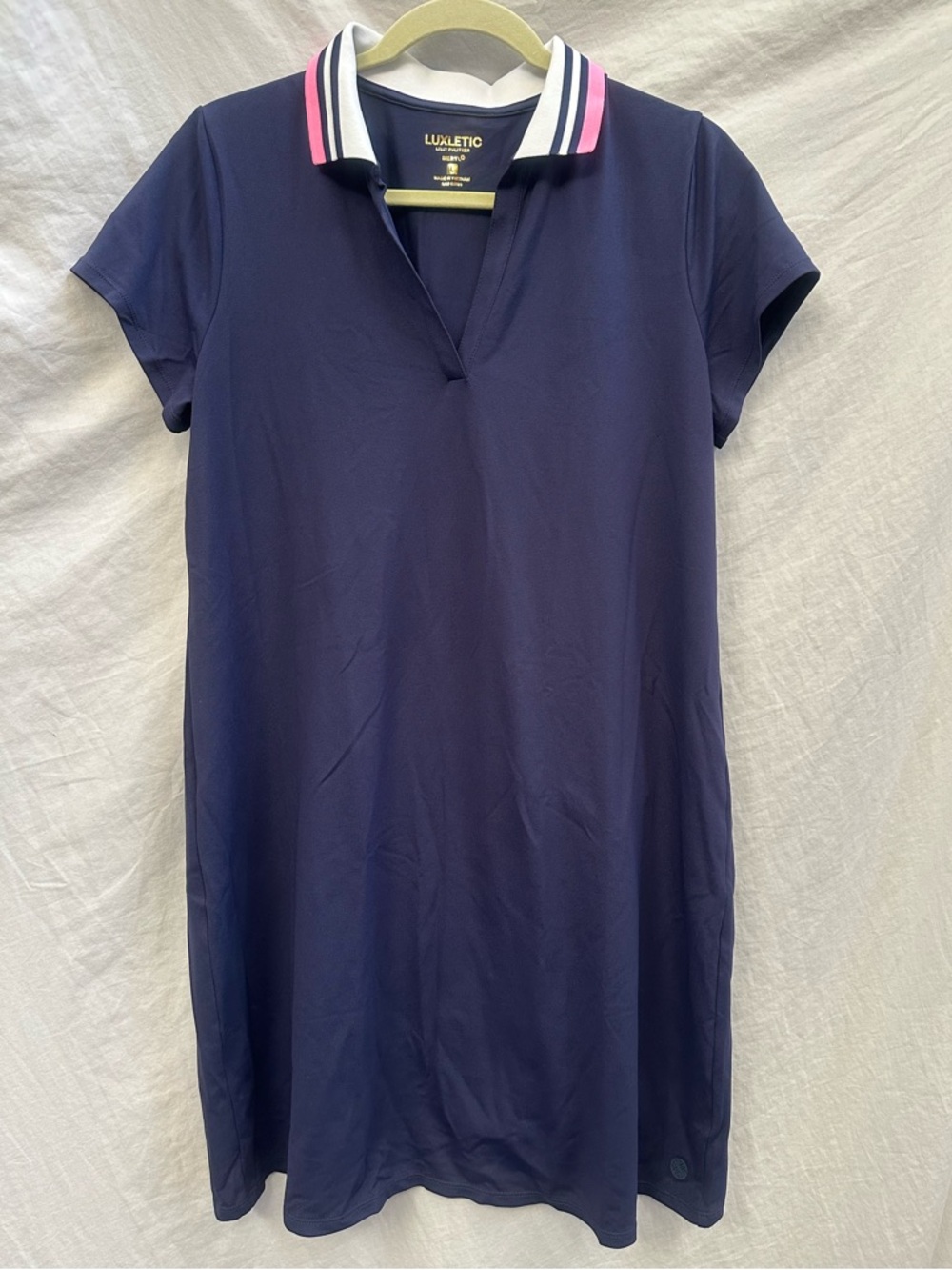 Lilly Pulitzer Women's Cayo Costa Dress UPF 50+. True Navy
